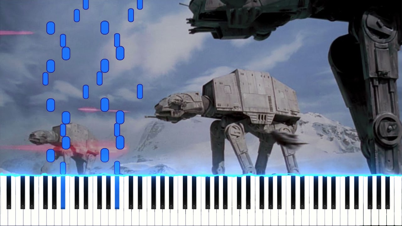 Star Wars V The Empire Strikes Back - Battle of Hoth Piano