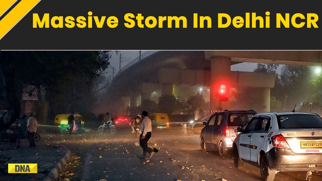 Delhi Weather News: Intense Dust Storm, Rain, and Hail Hit Delhi-NCR After  Stretch Of Heat