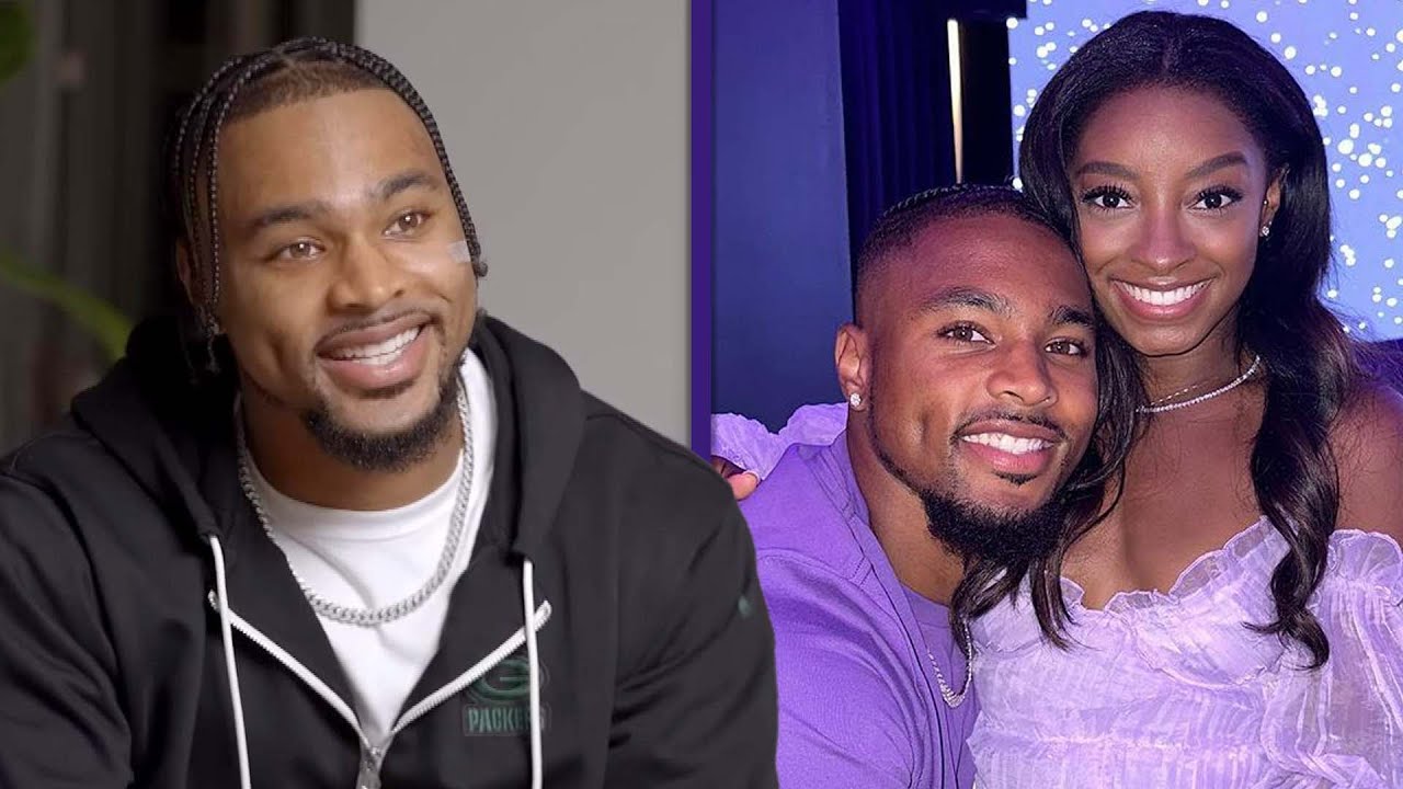 Simone Biles' Husband Jonathan Owens Says He's the 'Catch' Over Her
