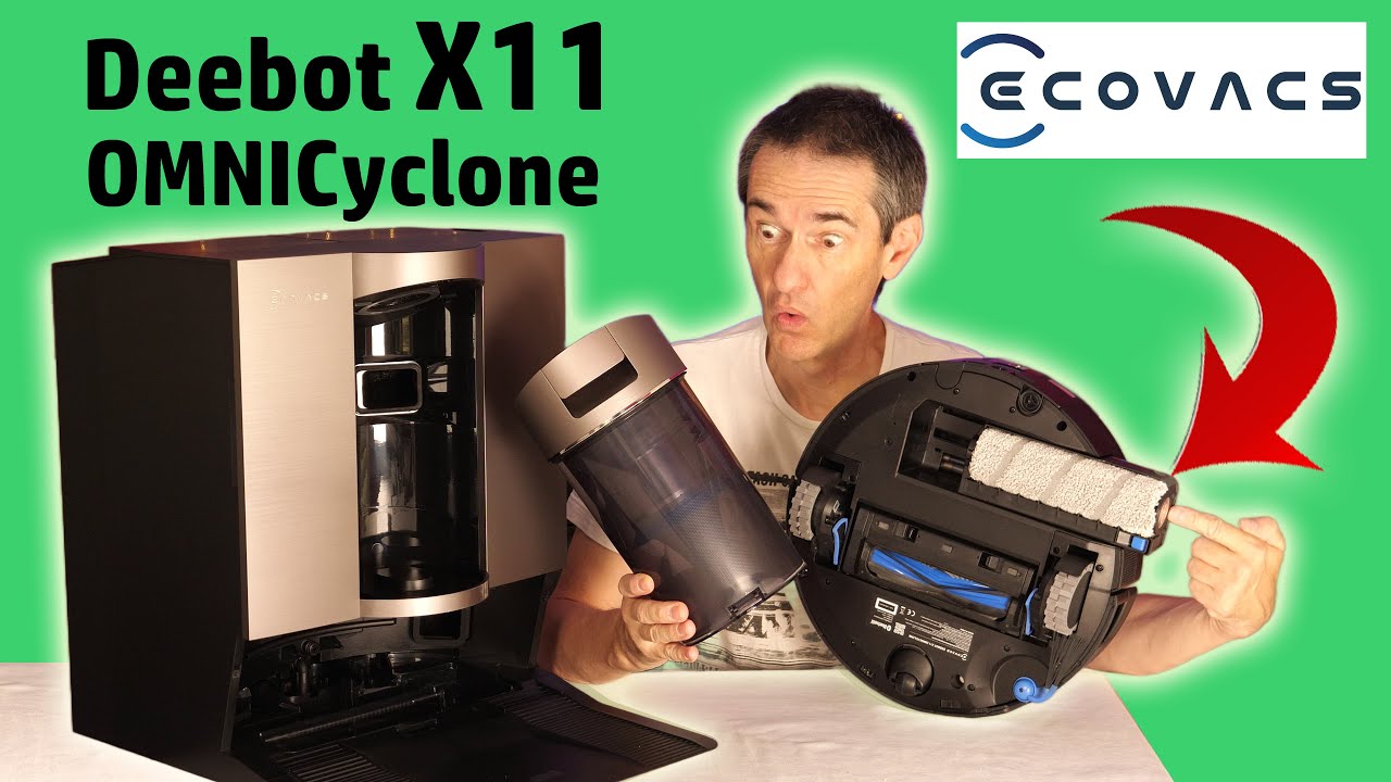 FINI LES SACS ! ✅ ECOVACS Deebot X11 OMNICyclone  ✅ TEST ULTRA COMPLET