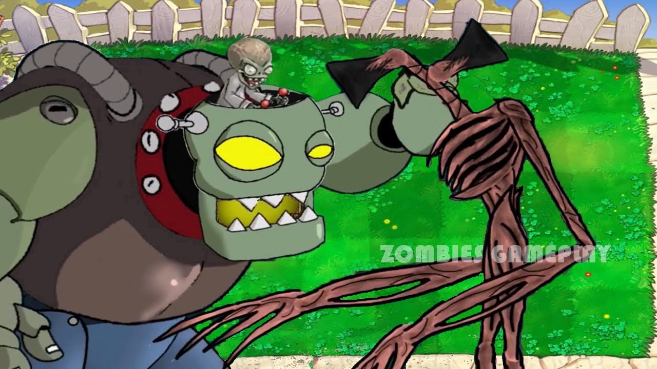 Plants vs Zombies 2D New Cartoons Animation #75 : Siren Head vs Zombot