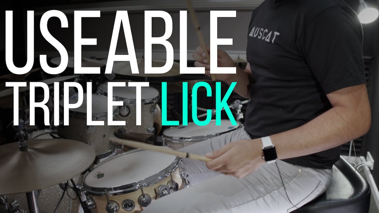 Triplet drum Lick | Drum Fills - Drum Lesson