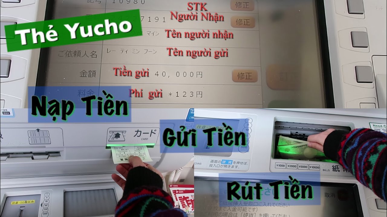 THẺ YUCHO l CÁCH NẠP TIỀN, GỬI TIỀN VÀ RÚT TIỀN l Chắc Ai Đó Sẽ Cần