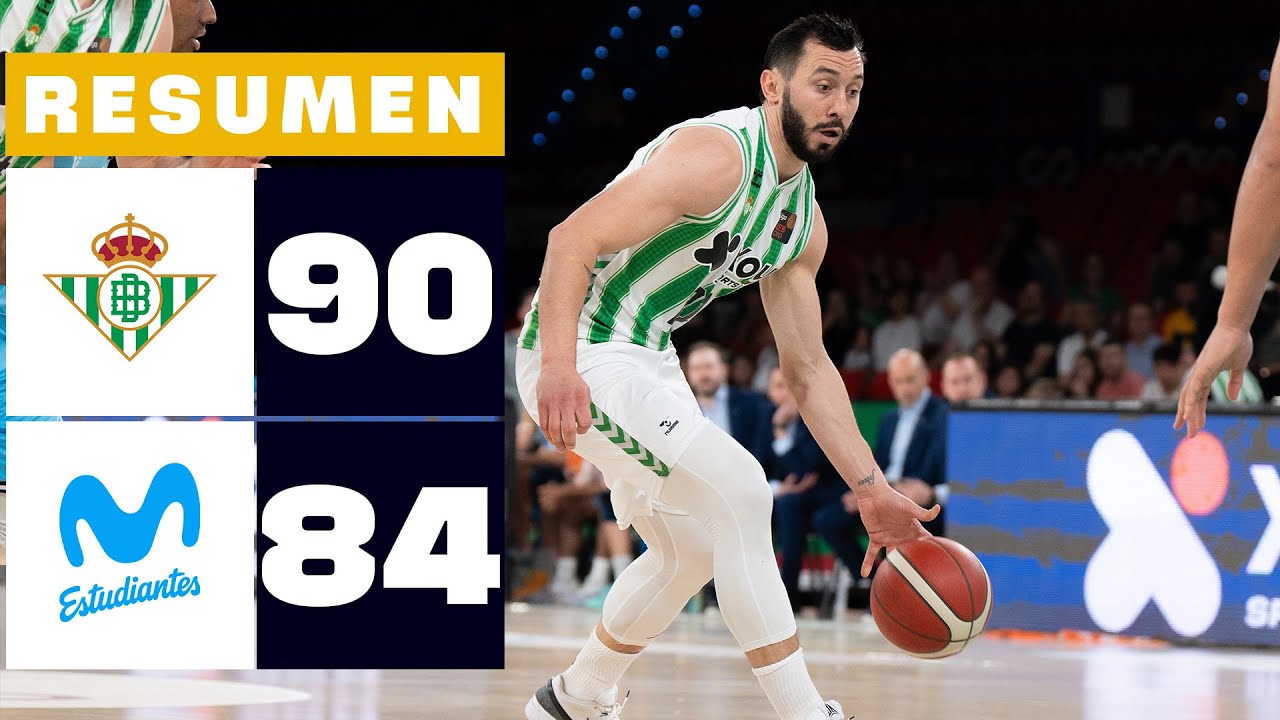 REAL BETIS BALONCESTO 90-84 MOVISTAR ESTUDIANTES | RESUMEN PARTIDO 3 PLAYOFF LEB ORO