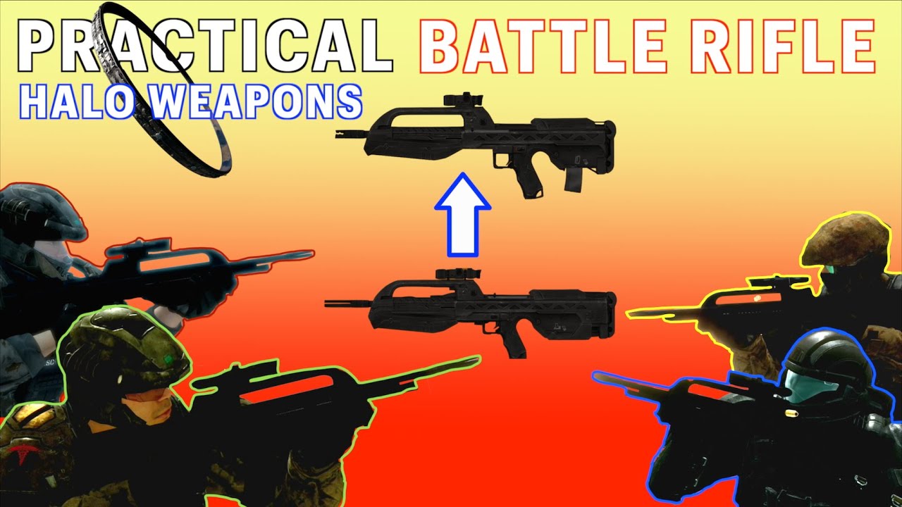 Если бы боевая винтовка Halo была практична для современных людей