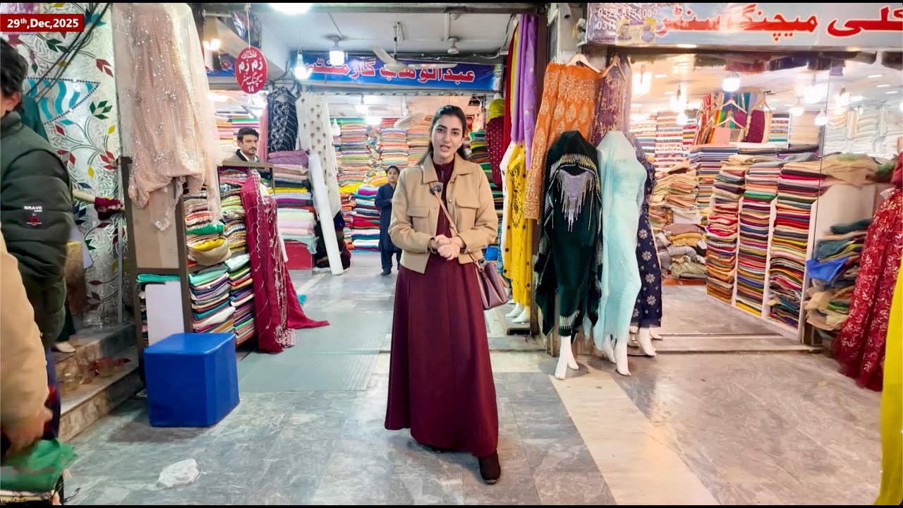 Karachi Company Bara Market Fabric Variety and Rates | Velvet, Peach Leather, Lava & Raw Silk Hunt🛍️