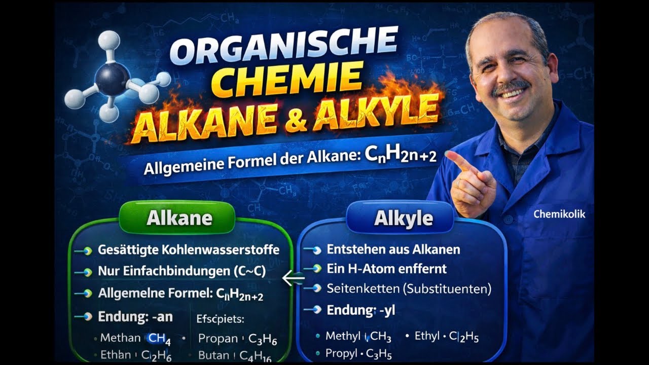 Alkane( C2H2n+2) & Alkyle ( C2H2n-2).Teil-1.