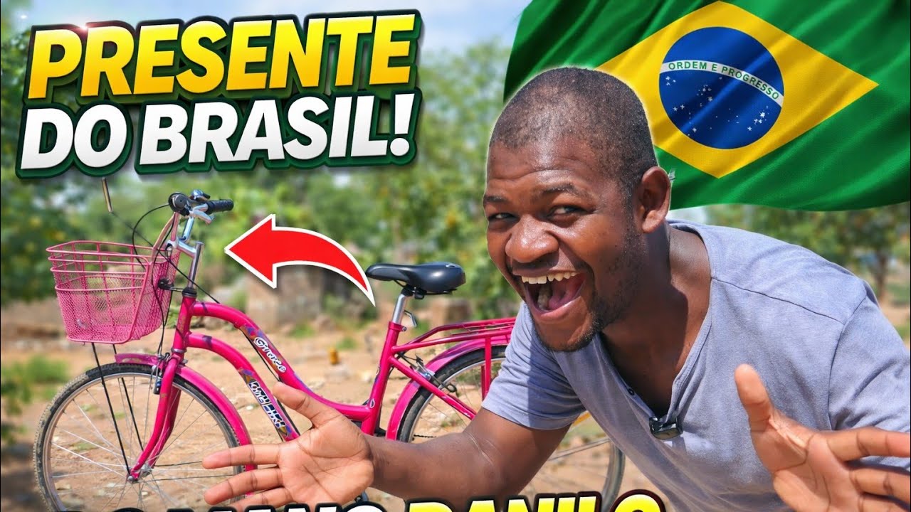 GANHEI uma BICICLETA, do BRASIL🇧🇷, Muito obrigado Mano Danilo 🔥❤️🇧🇷🇲🇿🙏