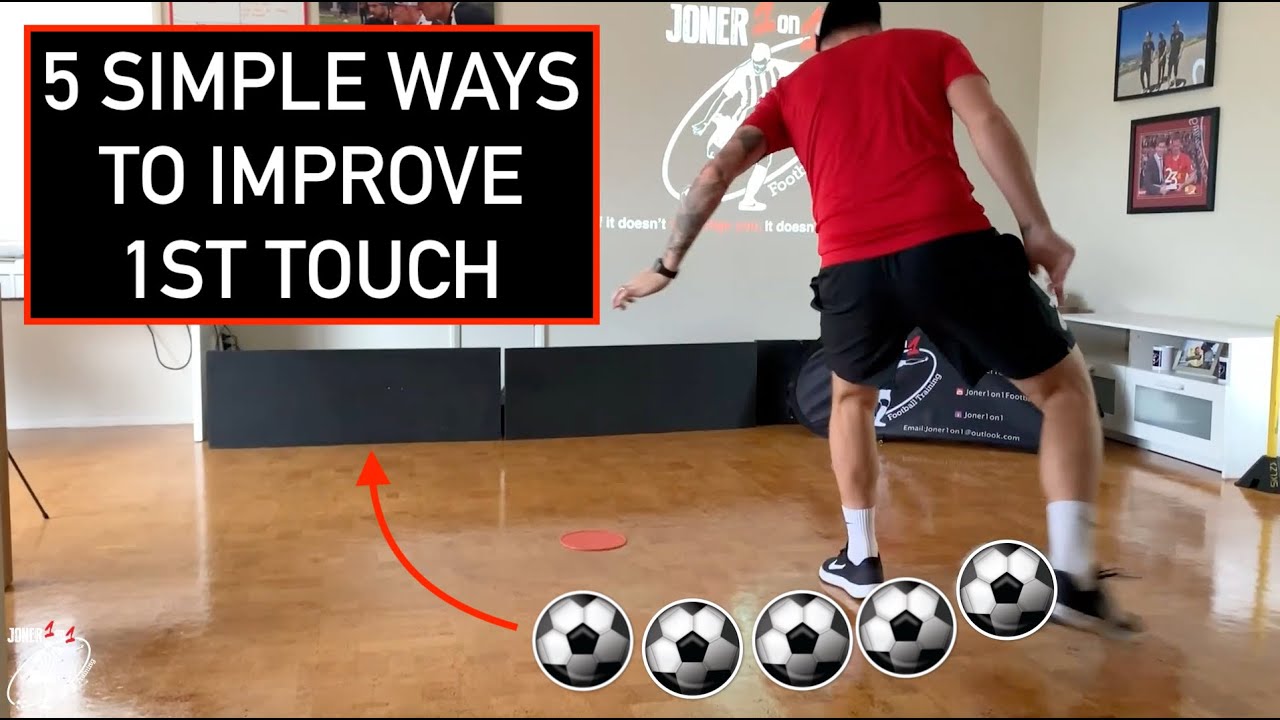 5 BASIC WAYS TO IMPROVE 1ST TOUCH USING A WALL | TRAIN AT HOME | Joner 1on1 Football Training