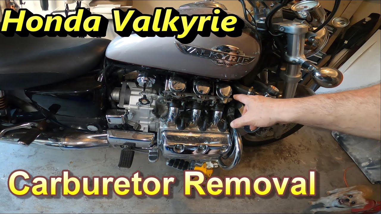 Honda Valkyrie | Remove Carburetors