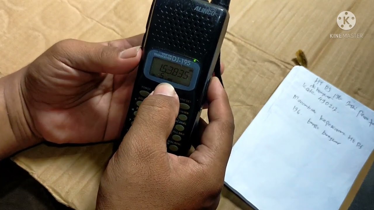 CARA SETTING KEPEKAAN SINYAL HT ALINCO DJ-195 & DJ-196#Cara setting alinco..