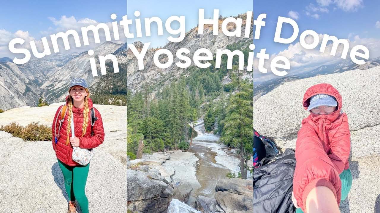 Summiting Sub Dome and Half Dome in Yosemite National Park! 😱⛰️
