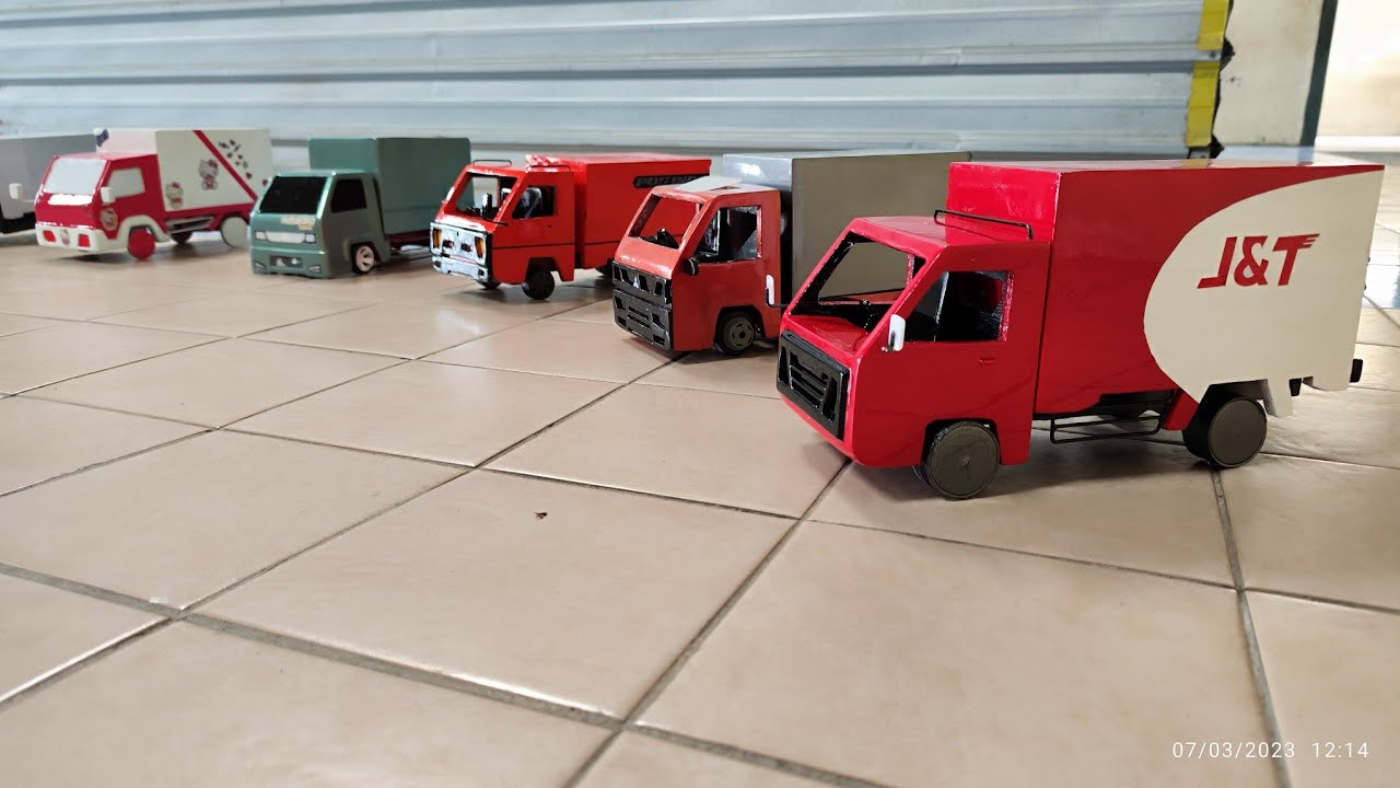 Karoseri miniatur mobil box terbaik Karya TBO SMKN 1 Jambu 7.03.2023 #karoseriindonesia #miniatur