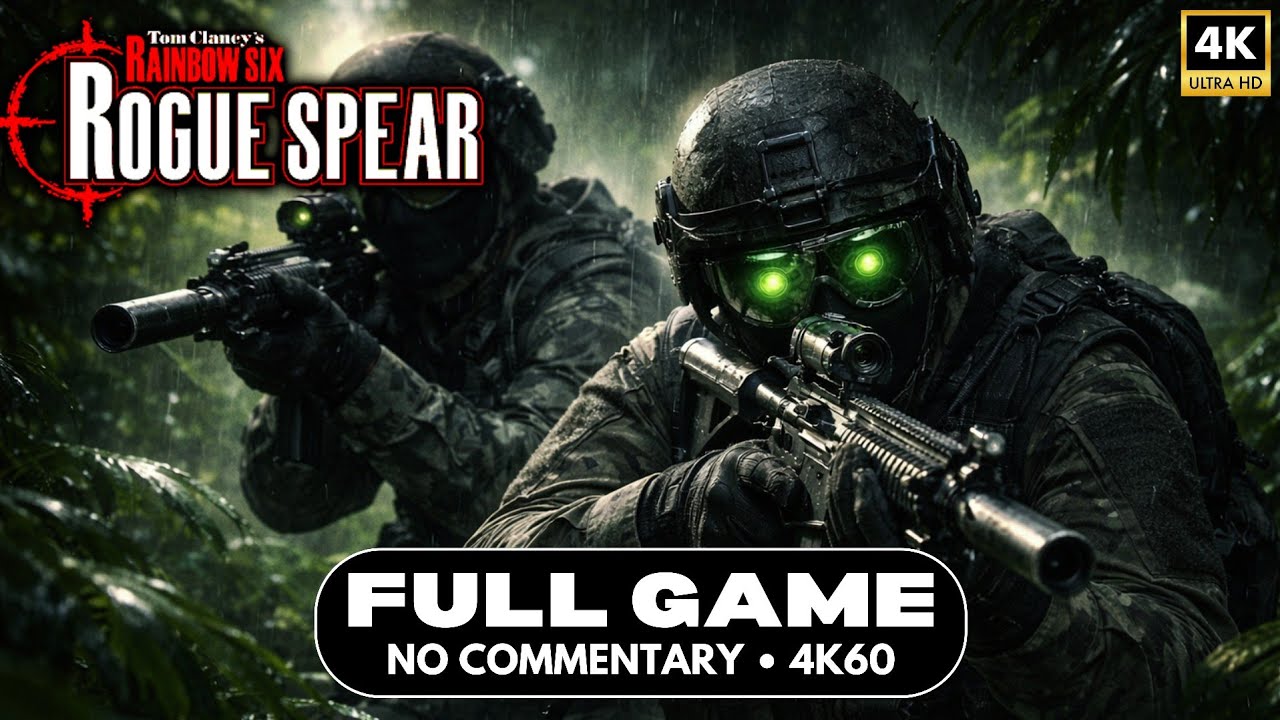 Rogue Spear Covert Ops Full Campaign (PC) – 4K 60FPS Ultra Settings | No Commentary