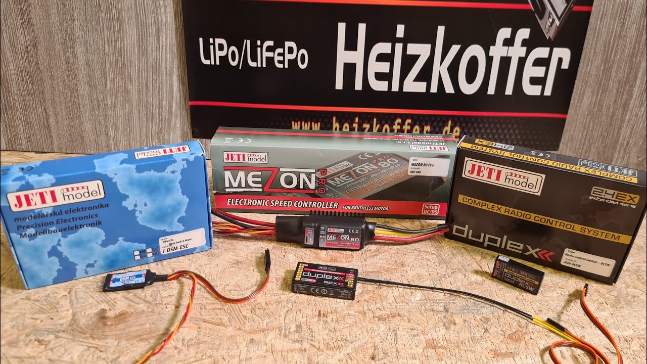 Jeti Rex10 + RC-Switch + Master Mezon...