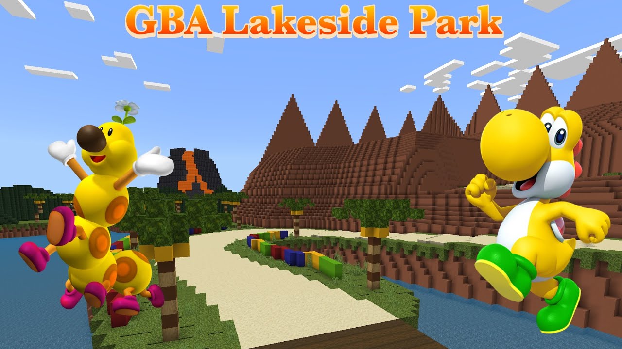 GBA Lakeside Park Minecraft Mario Kart Tour