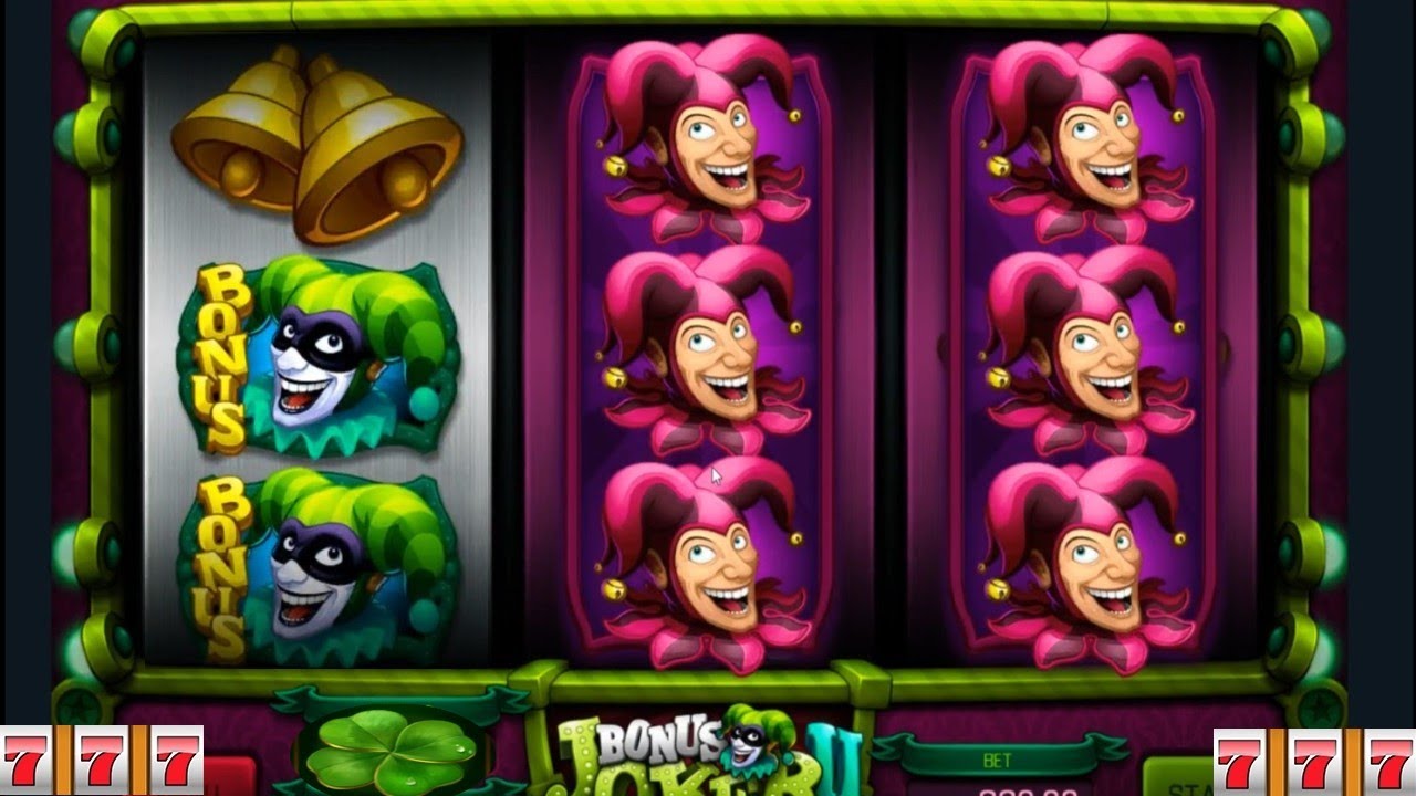 Envoyer des GROS DOUBLE en jouant des MISES MAXI sur la machine à sous BONUS JOKER II
