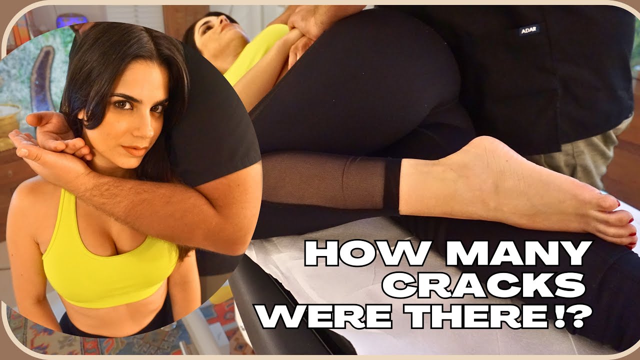 FIRST TIME DEEP & INTENSE Crunches EXTREMELY LOUD: Full Body Chiropractic Adjustment *INSANE CRACKS*
