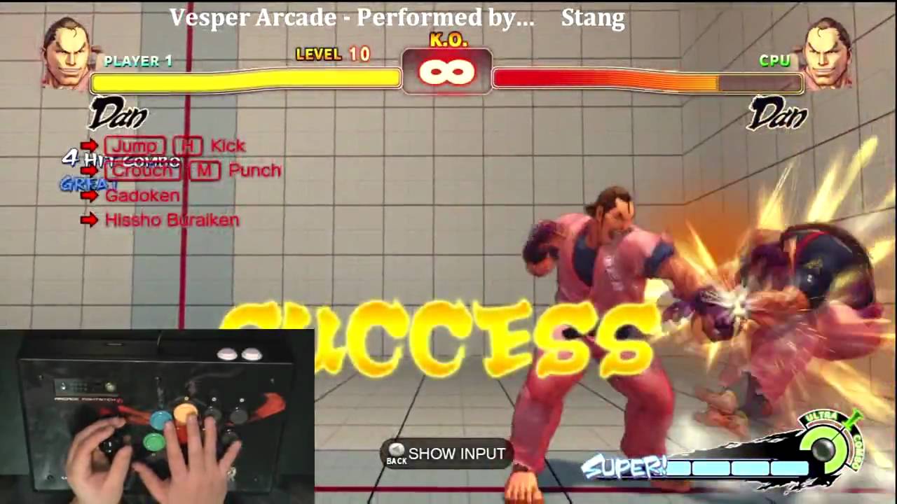 Super Street Fighter 4 Trials - Dan