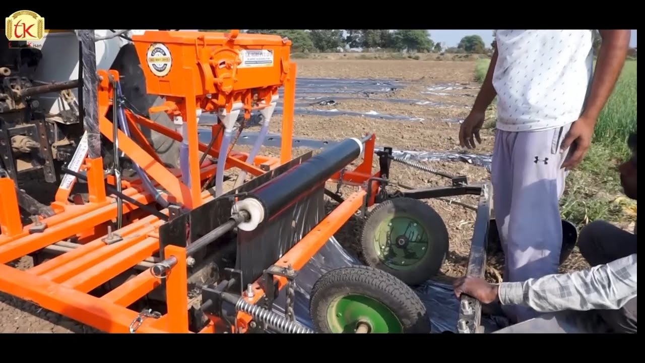 4-in-1 Mulching Machine |Full Explanation by Farmer| Bed Making, Mulch Laying, Drip & Spray –TK Agro