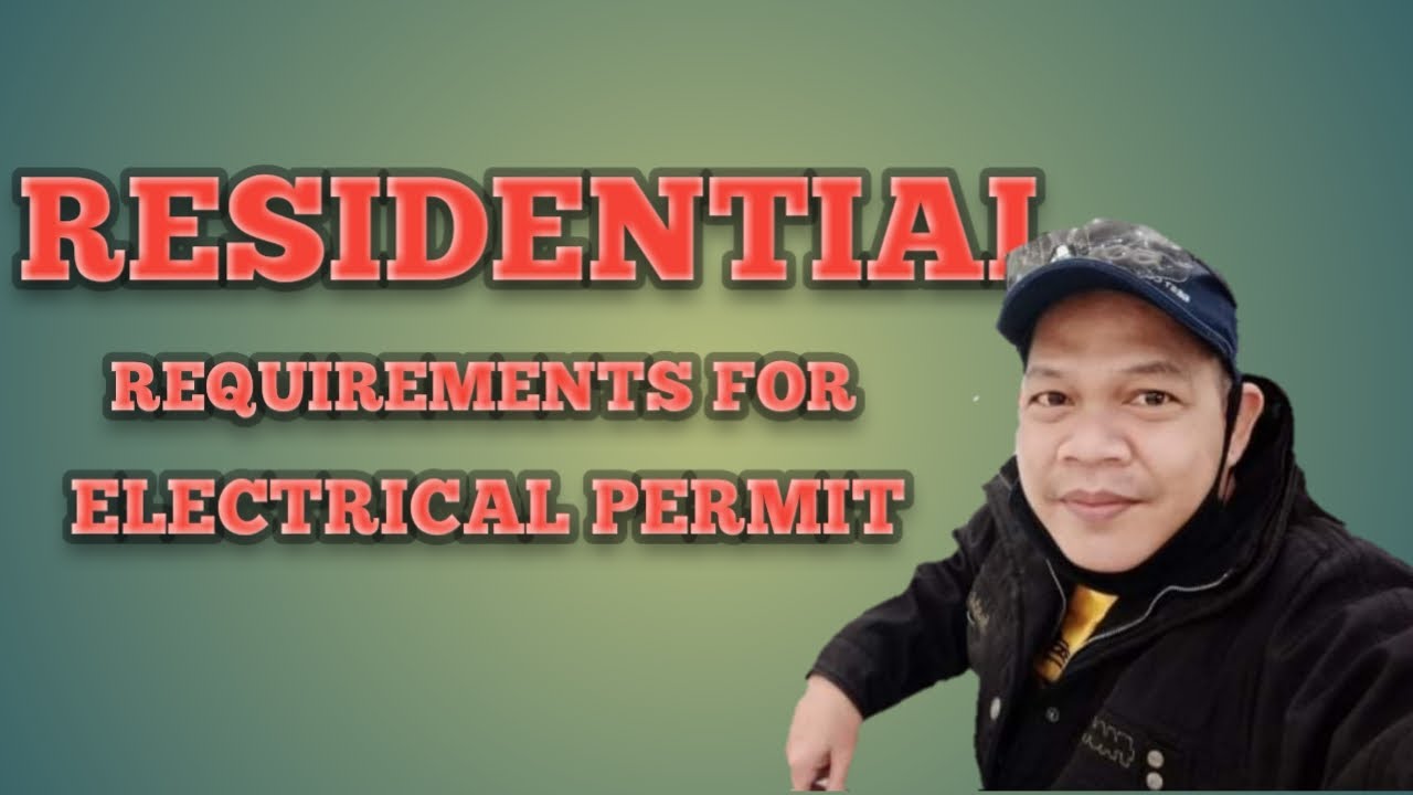 Electrical permit residential wiring