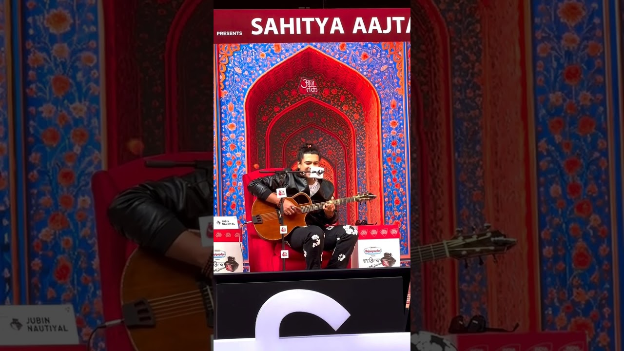 Jubin sings his latest song #HadhSe at Sahitya Aajtak #jubinnautiyal #welovejubin