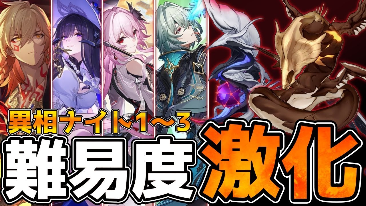 【崩壊スターレイル】Ver3.8異相ナイト攻略！ナイトの難易度上昇が止まらない…！記憶PT分解も視野に