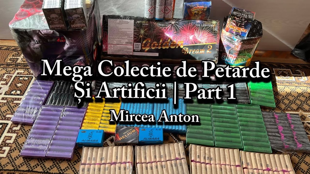 Mega Colectie de Petarde și Artificii / 2024-2025 / Mircea Anton / Part 1 🎆 #fireworks