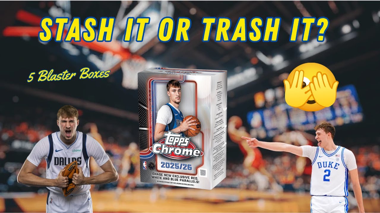 Коллекционные баскетбольные карточки Topps Chrome Basketball Blasters 2025 года: худший формат ро...