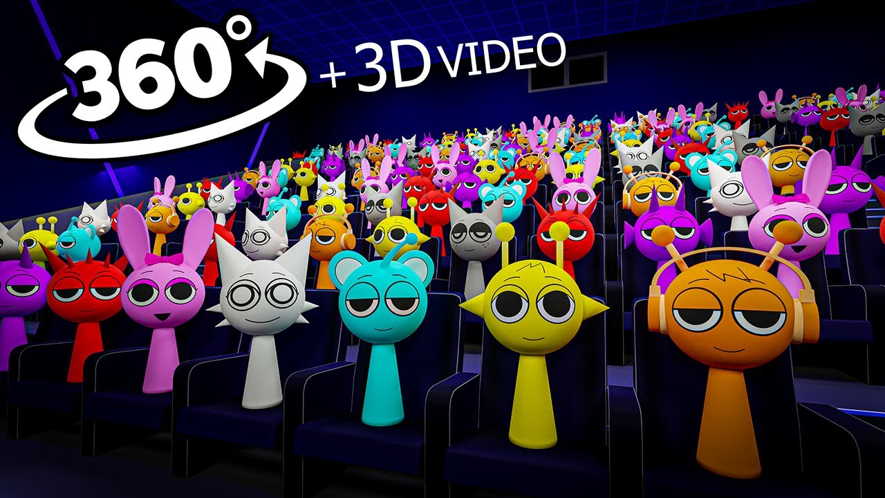Spurnki 360&deg; 3D Experience: CINEMA HALL 3D VR Animation