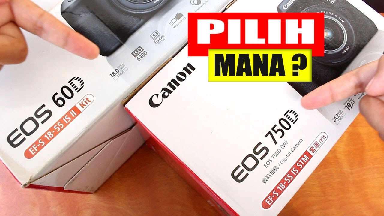 Pilih Canon 60D atau Canon 750D ?