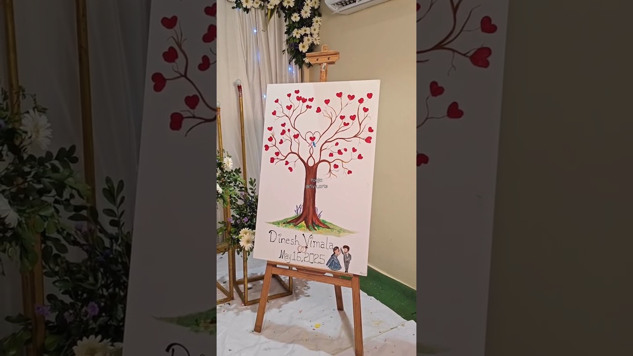 DM for more details #engagementideas #fingerprintart #famyiltree#viralreels #viralshorts