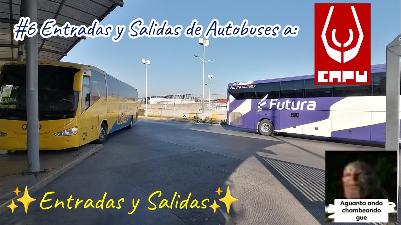 Entradas y Salidas | Capitulo 6 | Entradas y Salidas Central de Autobuses de Puebla (CAPU)
