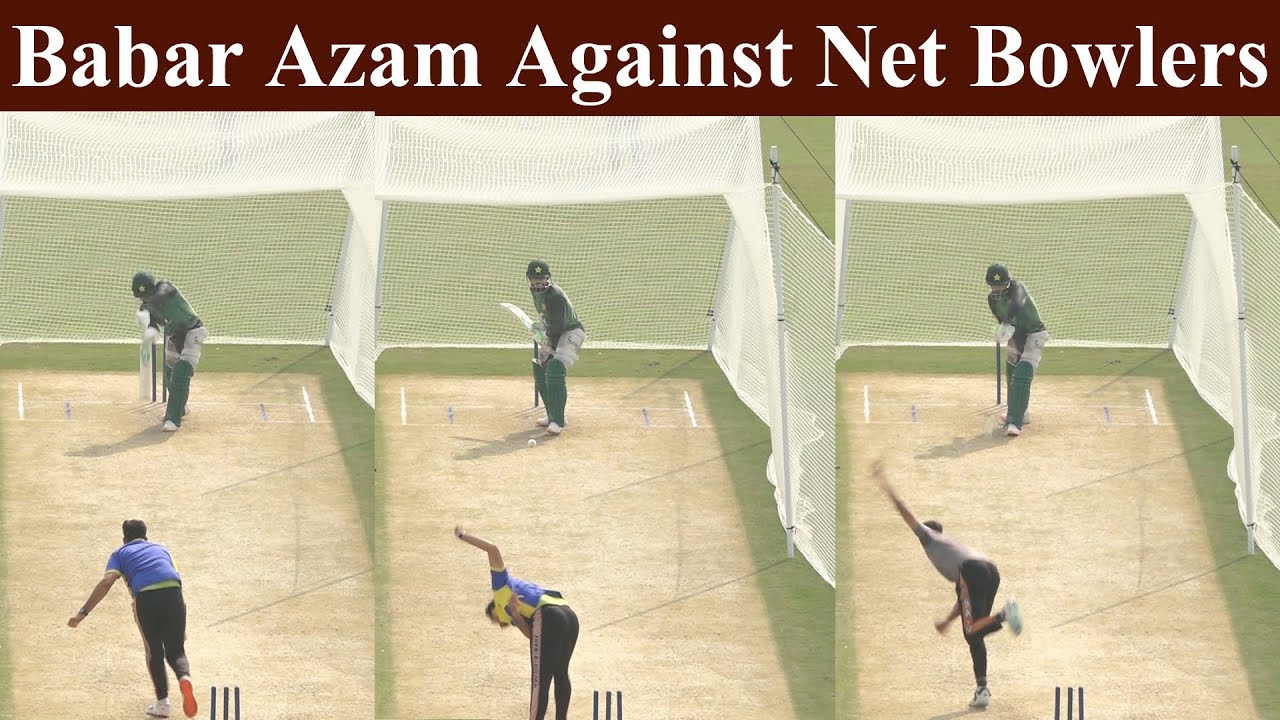 Babar Azam batting against Net bowlers | Pak vs Aus t20 series