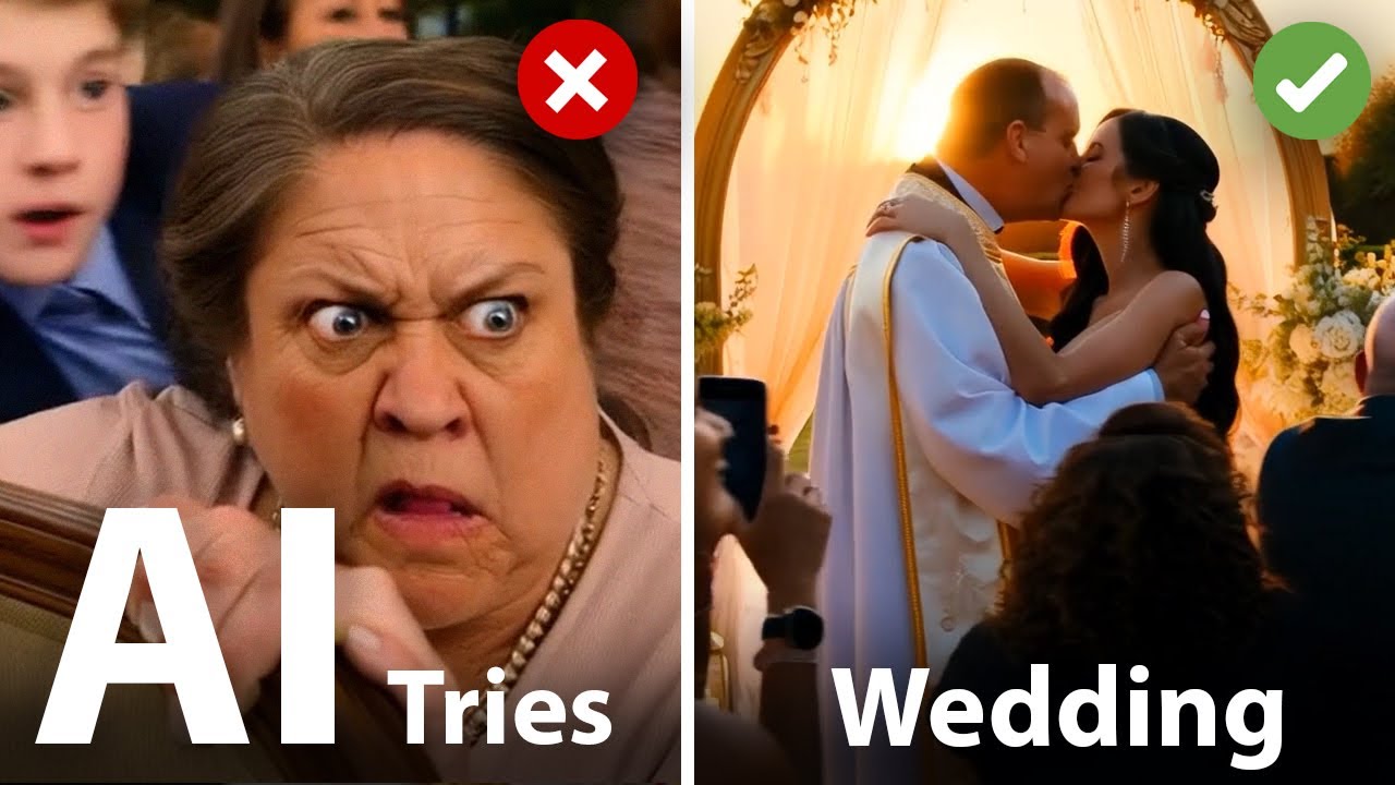 Hilarious AI-Generated Wedding Chaos
