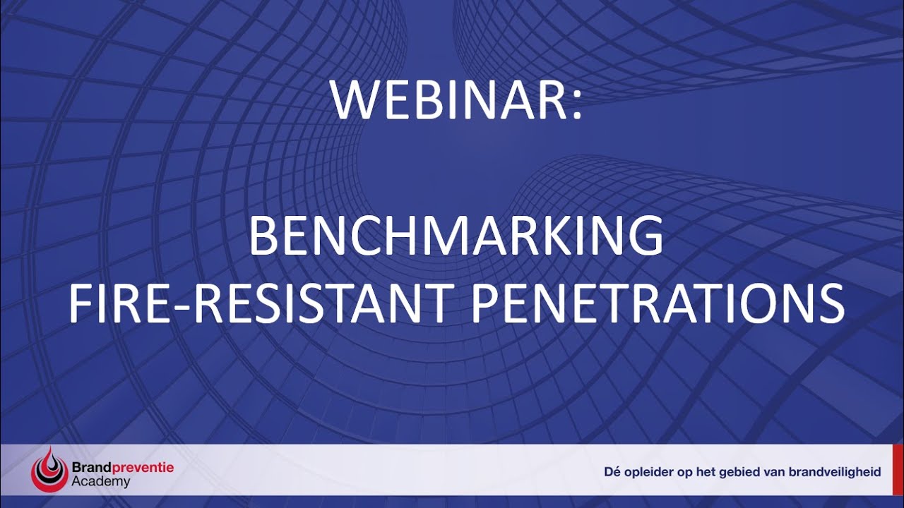 Webinar Benchmarking fire-resistant penetrations