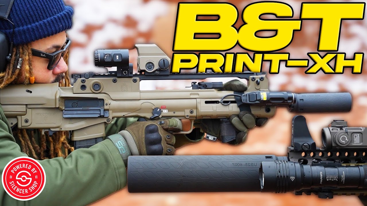B&T NEW Print-XH RBS 5.56 FULL SIZE and SUB COMPACT Suppressor - SILENCER SHOP EXCLUSIVE
