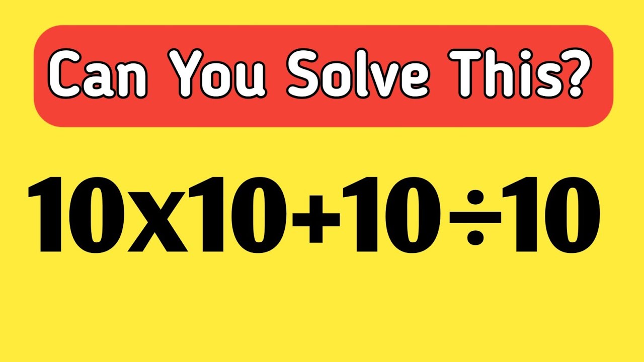 Can You Solve This Before Time Runs Out? ⏳ || Math Challenge For You 👈