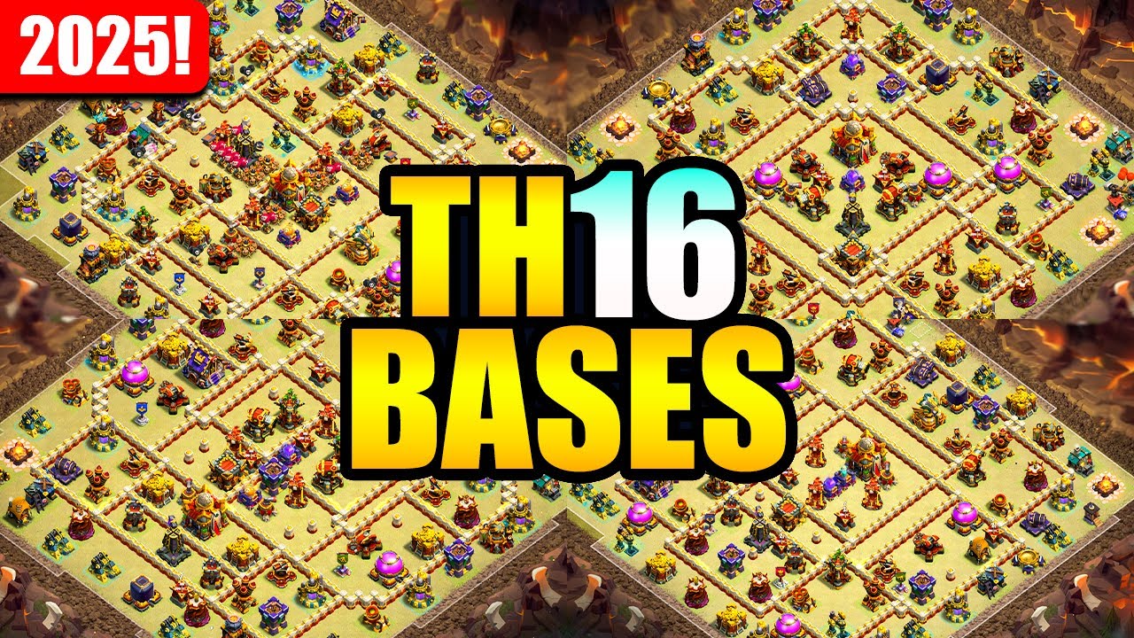 NEW BEST TH16 WAR BASES 2025! + Copy Link (Anti 2 Star + Root Rider) | Clash of Clans
