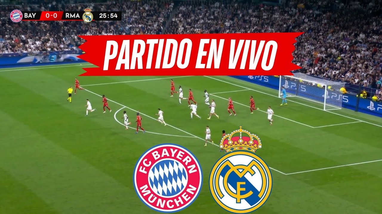 🔴  Real Madrid vs Bayern Munich EN VIVO - &iquest;DONDE VER? / Champions League - Remontada Real Madrid 