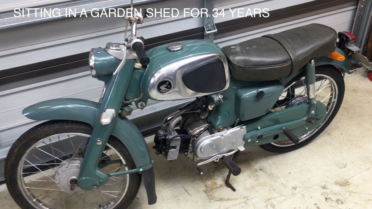 1968 Honda C110 Saved from a garden shed