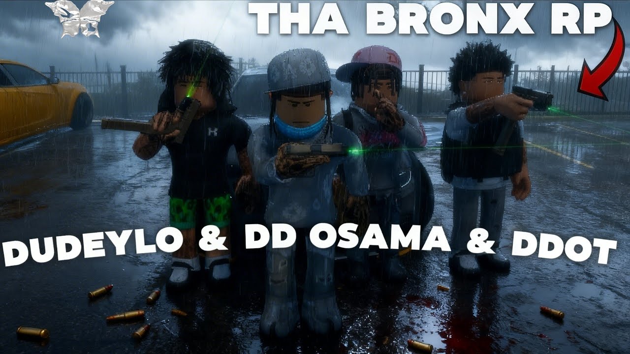 DD OSAMA & SUGARHILL DDOT & DUDEYLO CRASHED Out In Tha Bronx 3 RP Roblox