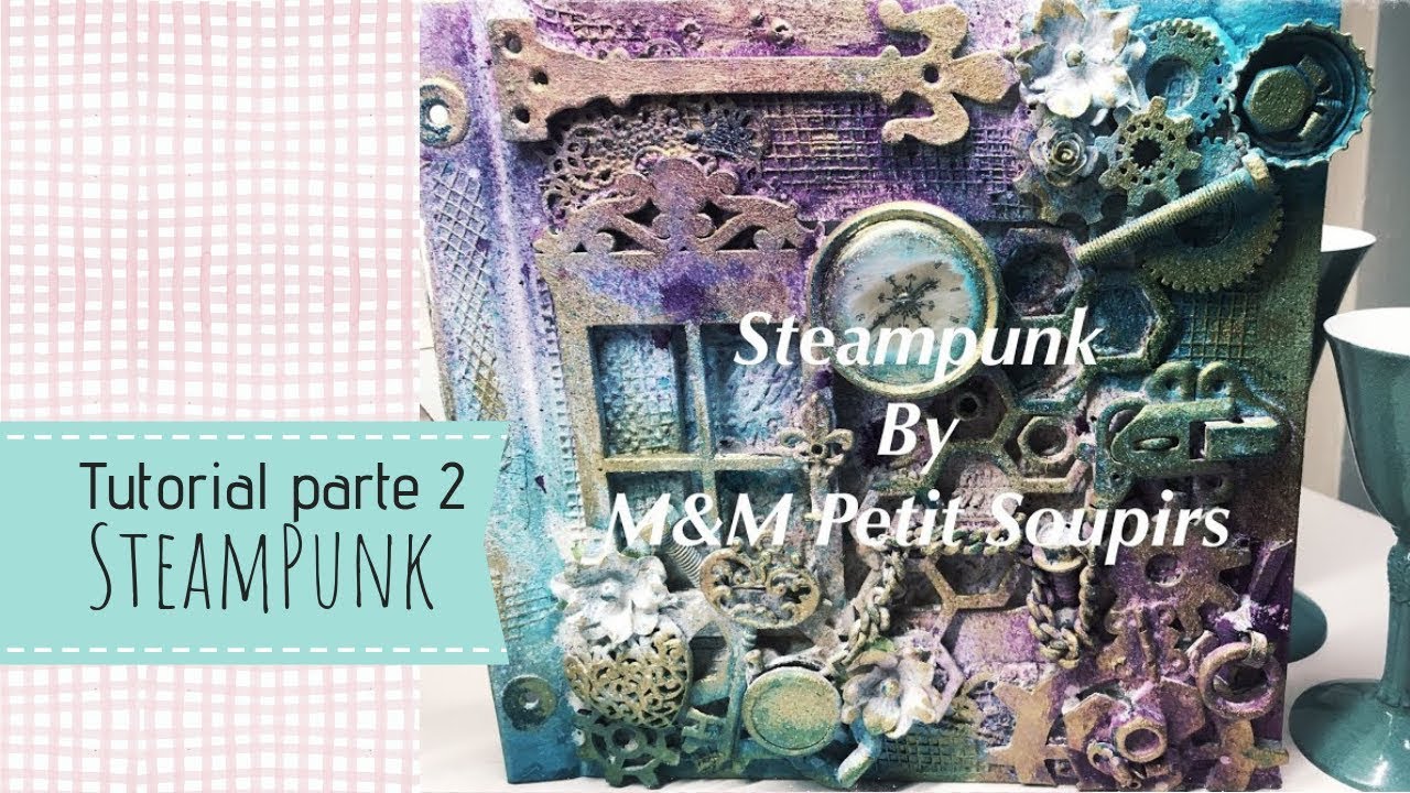 Tutorial Album sobres Steampunk Parte 2