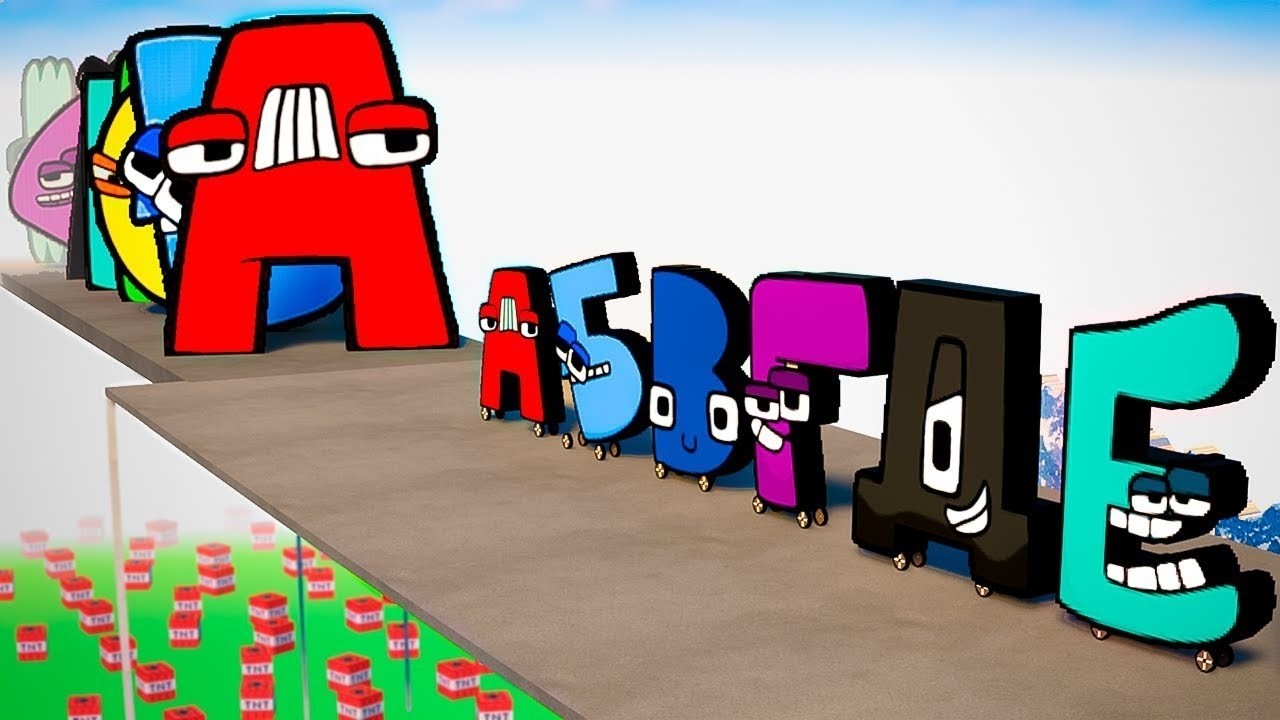 Alphabet Lore CARS VS ENGLISH Alphabet Lore Walls A-Z TEARDOWN