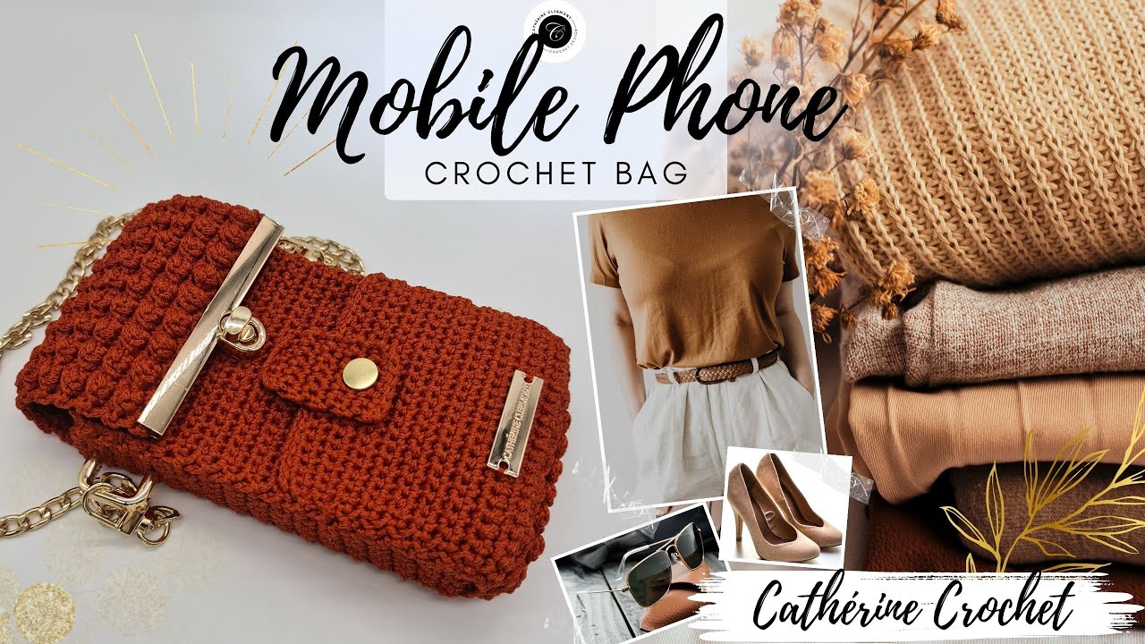 Crochet Bag - Mobile phone crochet bag (easy tutorial!)