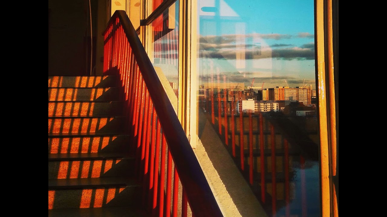 Busy Staircase City View | Relaxing Outdoor and Indoor Sounds | Perfect for 10 minute Break Time!