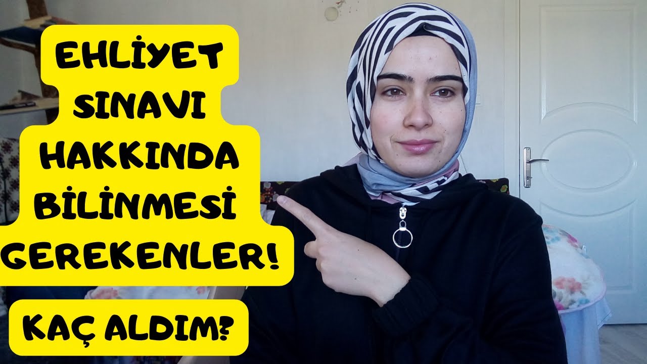 EHLİYET SINAVINDAN NASIL YÜKSEK ALINIR? EHLİYET SINAVINDAN KAÇ ALDIM? E SINAV NASIL OLUR?
