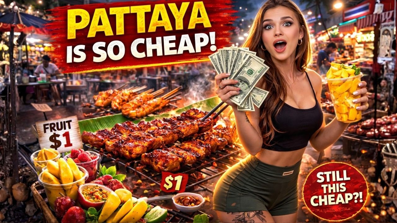 Pattaya Yai Mak Market 2026 – Real Street Food Prices in USD | Still So Cheap?