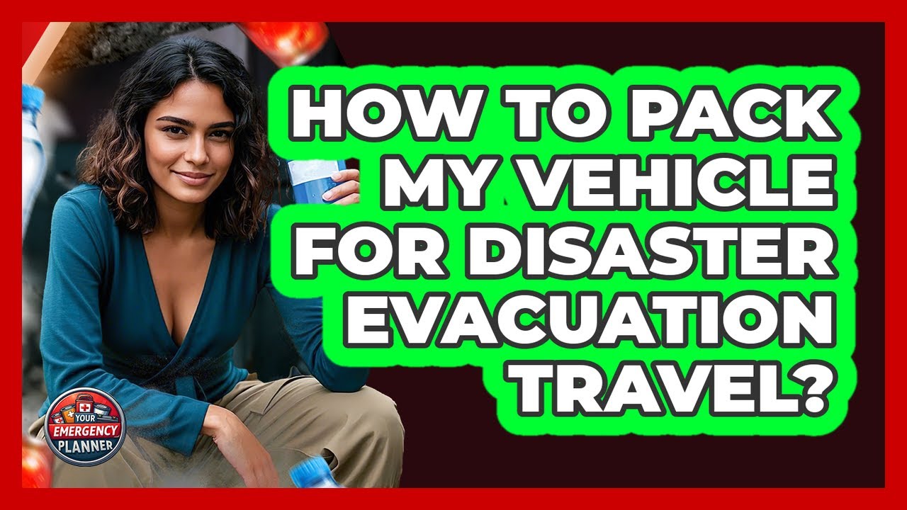 How To Pack My Vehicle For Disaster Evacuation Travel?