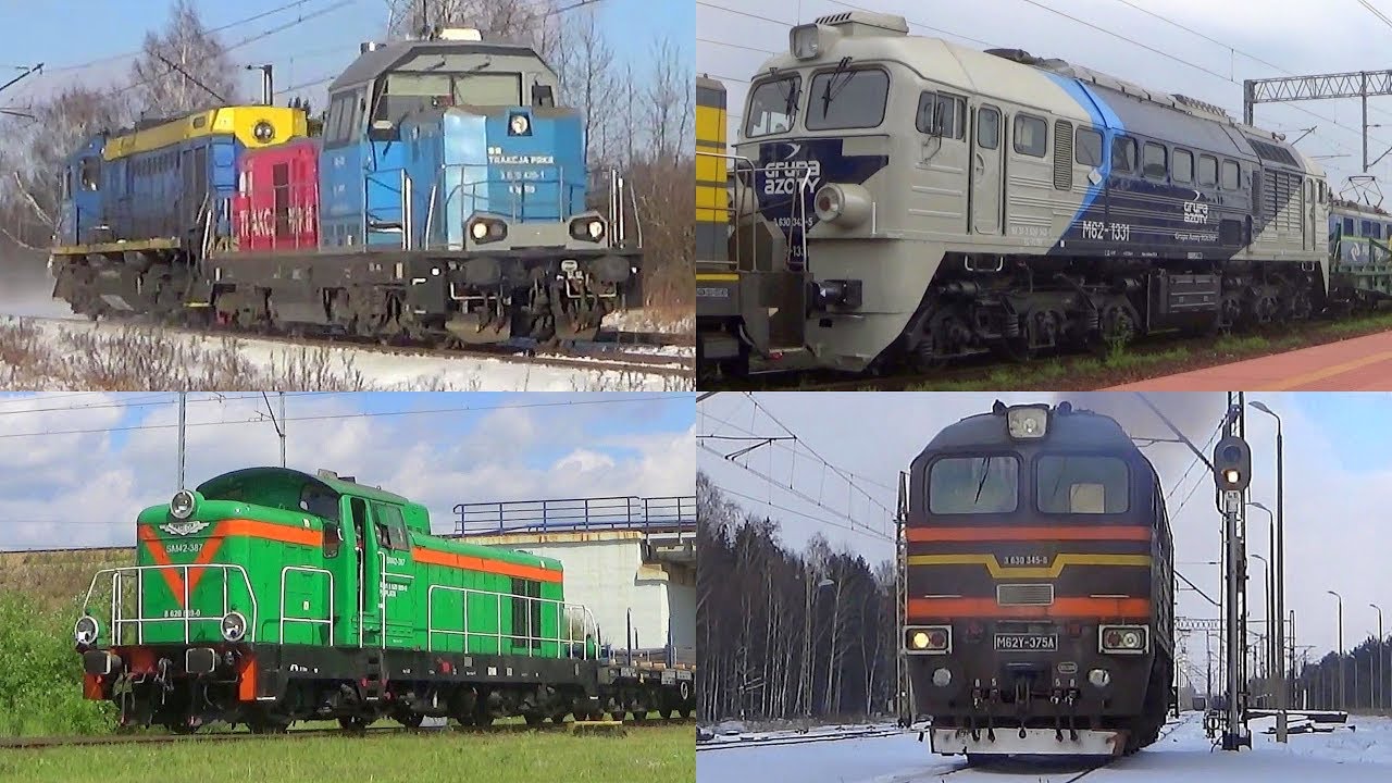 [400 FILM] 37 lokomotyw spalinowych w Częstochowie, okolicach i nie tylko | Styczeń - Lipiec 2017
